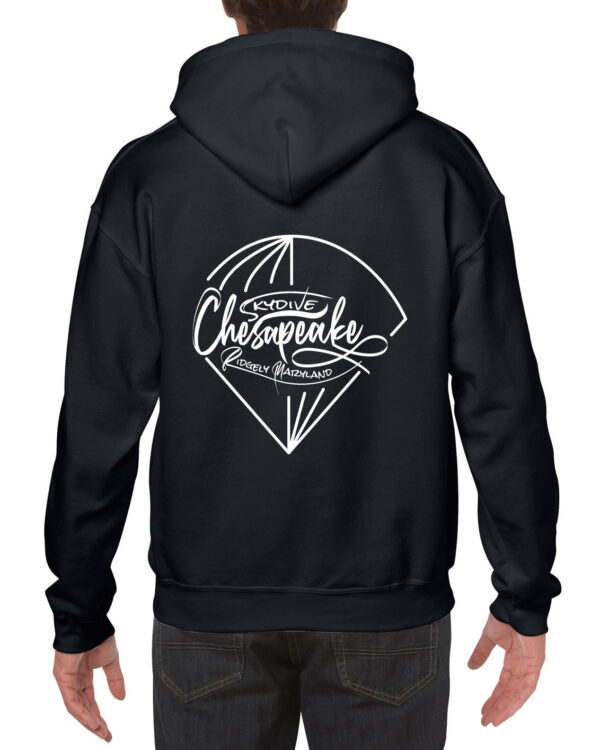 Skydive Chesapeake Hoodie: Black - Image 2